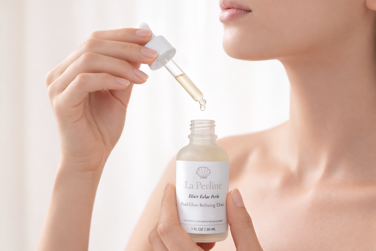 Pearl Glow Refining Elixir product imagery
